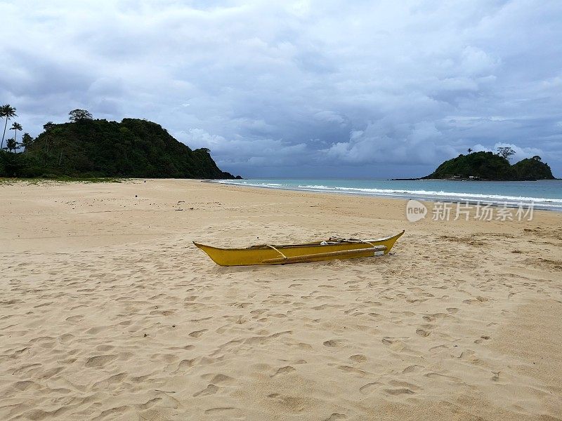 Nacpan海滩，El Nido, Palawan